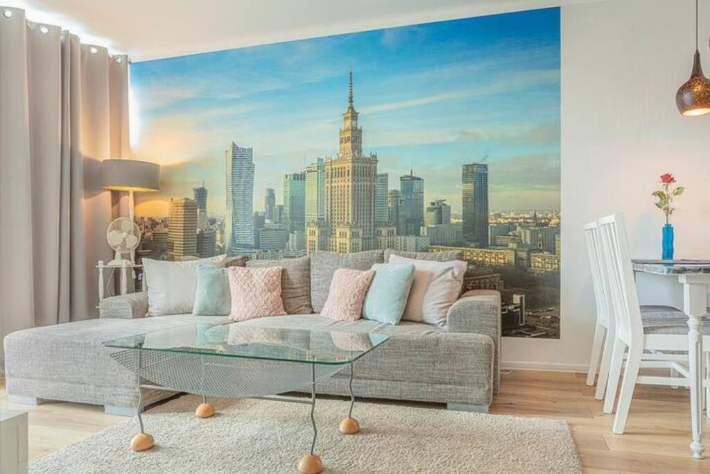 City Center-Comfortable And Stylish Apartment- P2 Warszawa Eksteriør billede